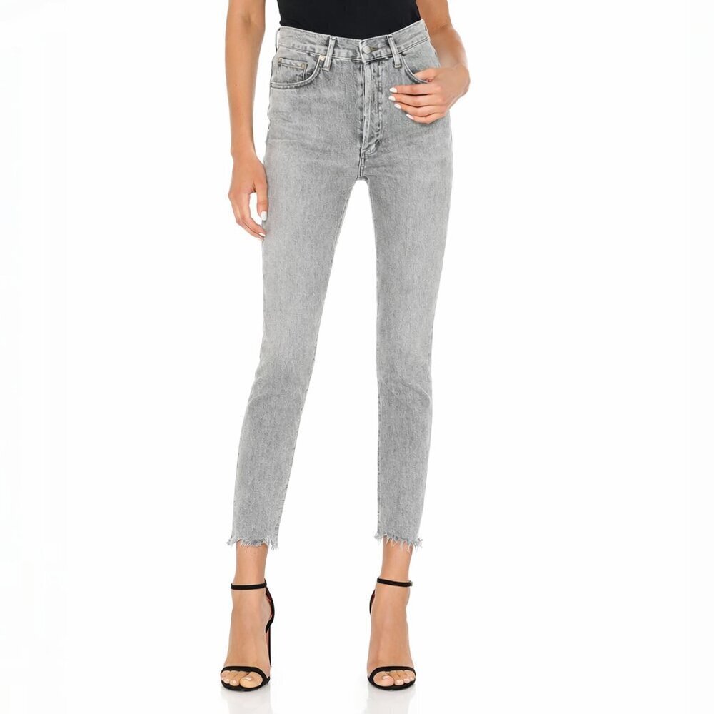 AGOLDE Nico jeans High Rise Skinny Jeans summer fall Capsule Denim Gray